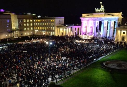 В Германии прошел марш против терроризма и исламизма